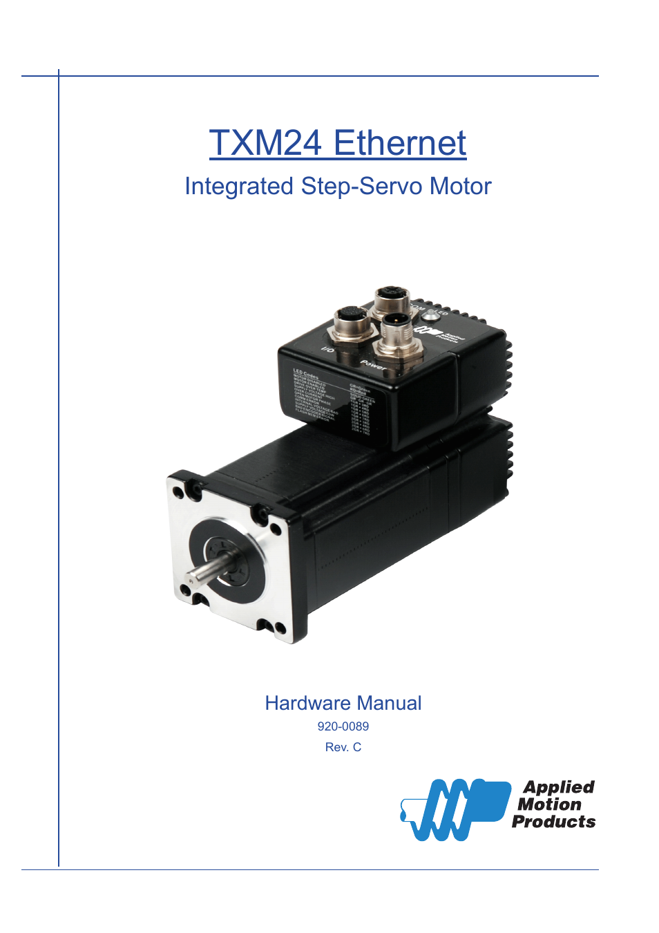 Applied Motion TXM24IP-1EG User Manual | 26 pages