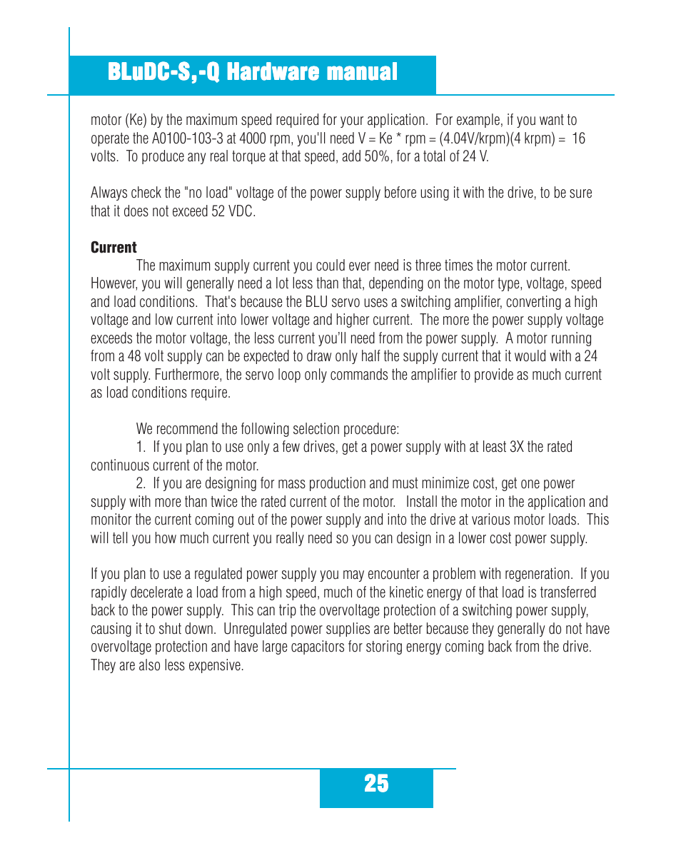 Applied Motion BLuDC4-Q User Manual | Page 25 / 32