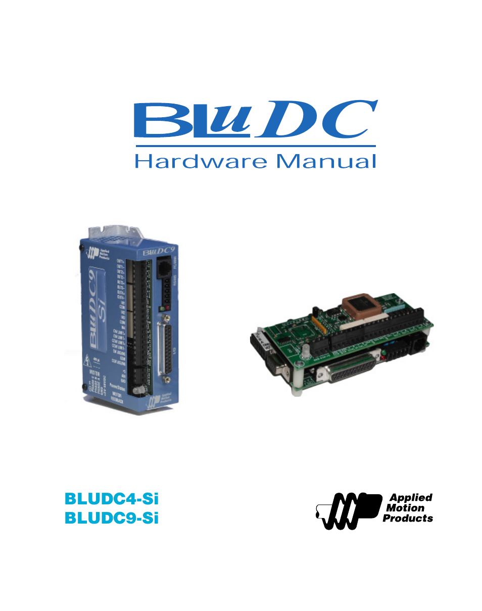 Applied Motion BLuDC4-Si User Manual | 26 pages
