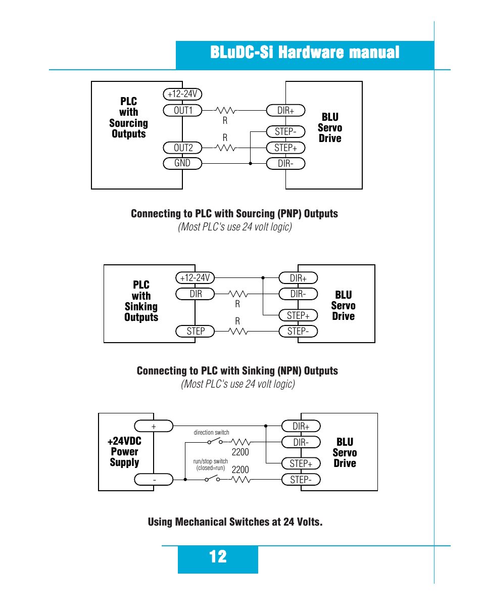 Applied Motion BLuDC4-Si User Manual | Page 12 / 26