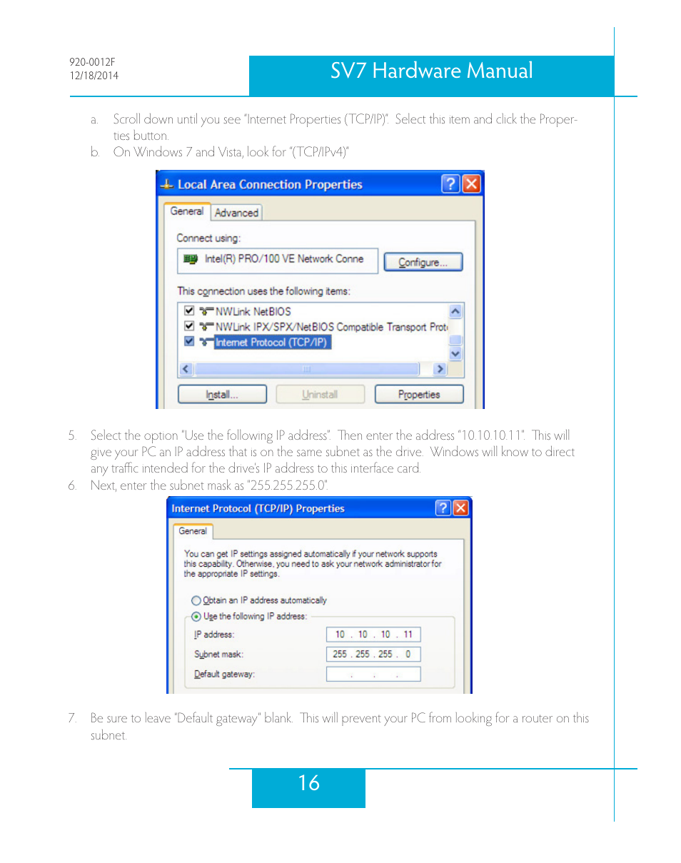 16 sv7 hardware manual | Applied Motion SV7-C-CE User Manual | Page 16 / 53
