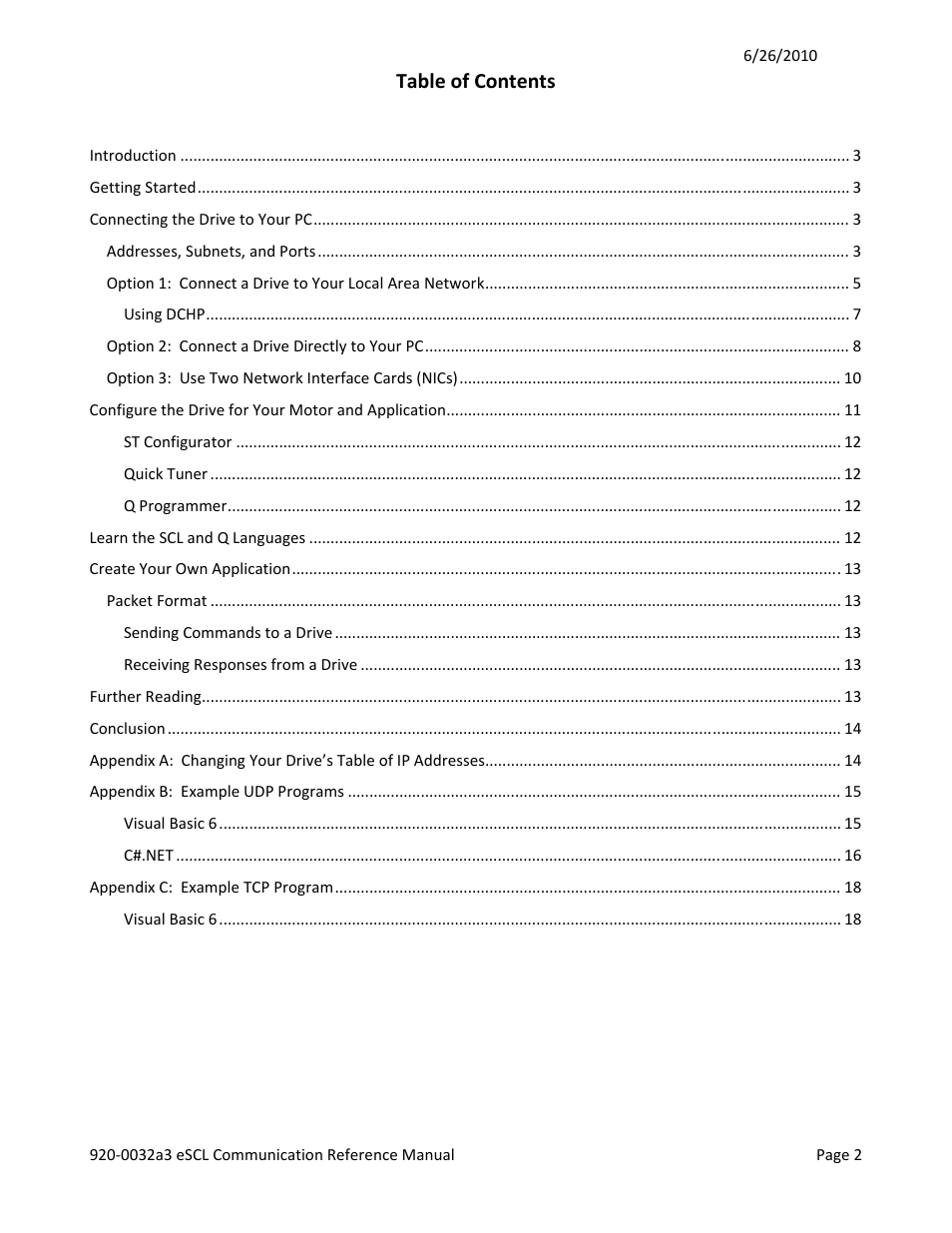 Applied Motion SV7-Q-EE User Manual | Page 2 / 19