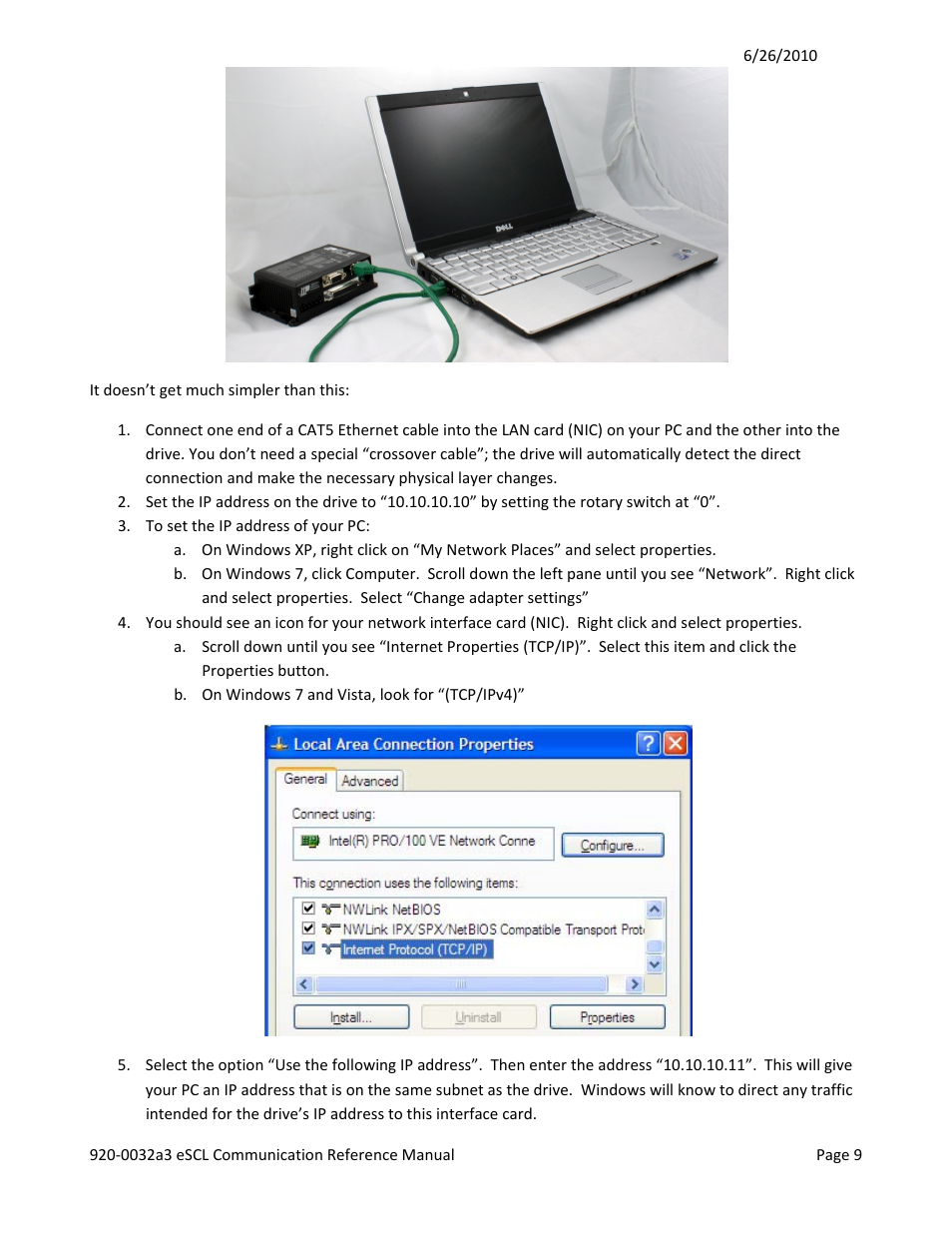 Applied Motion SV7-Q-EE User Manual | Page 9 / 19