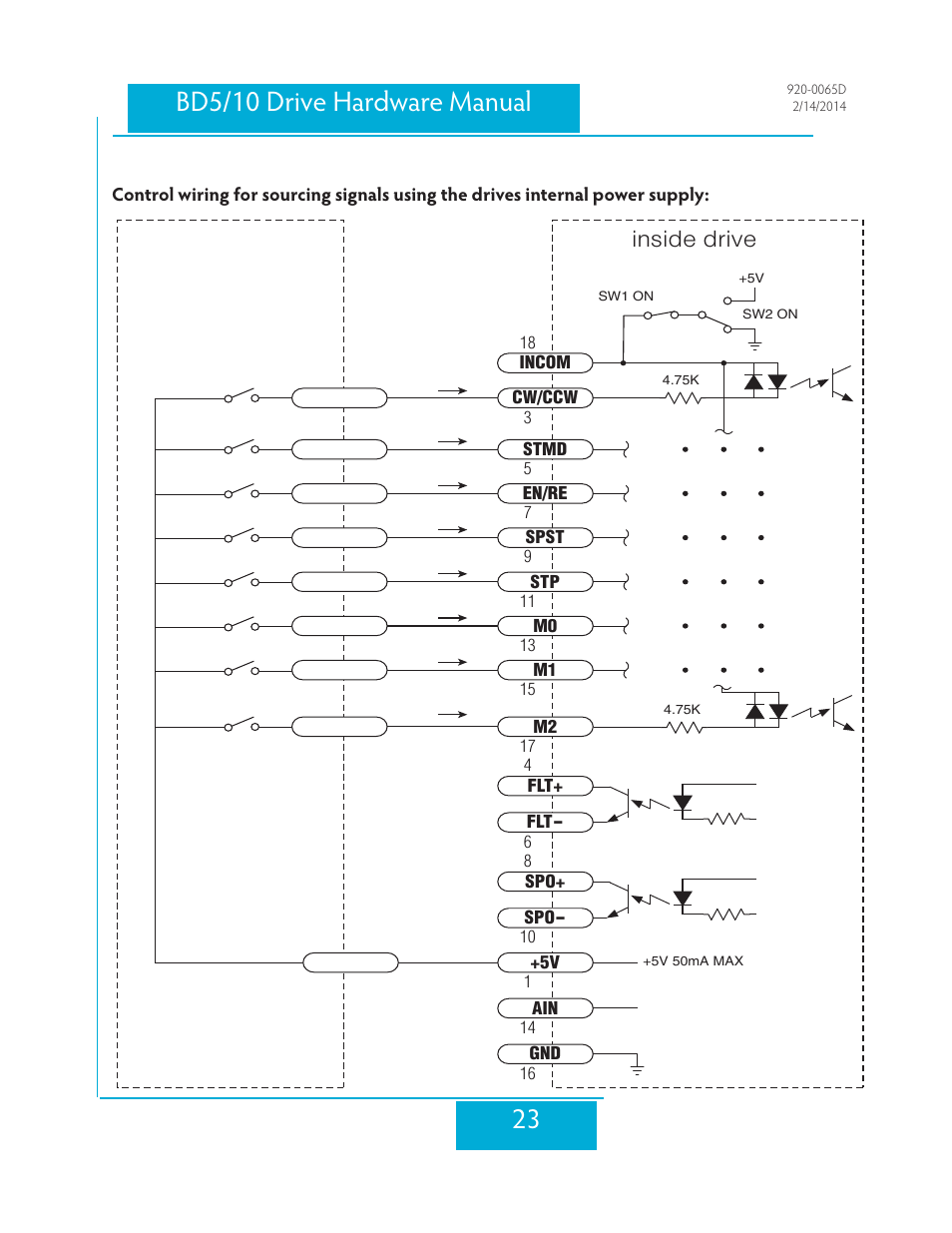 Inside drive | Applied Motion BD10-H4-AH User Manual | Page 23 / 36