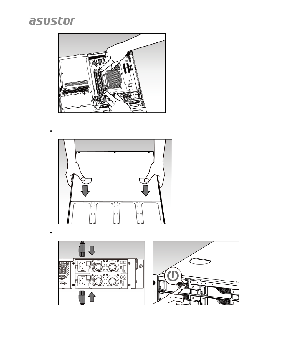 5 replacing the cover, Replacing the cover | Asustor AS7009RD User Manual | Page 14 / 25