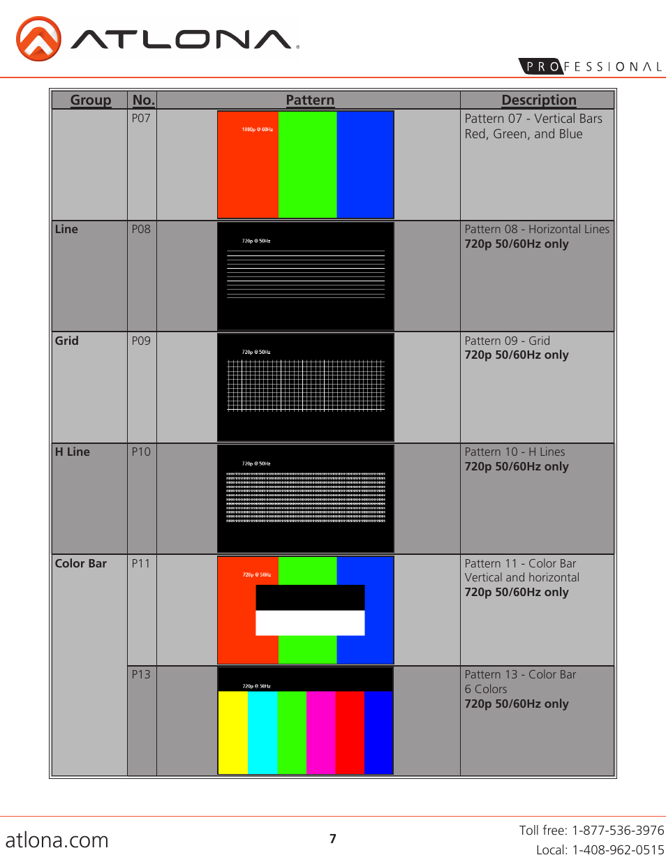 Atlona AT HD800 User Manual | Page 7 / 12