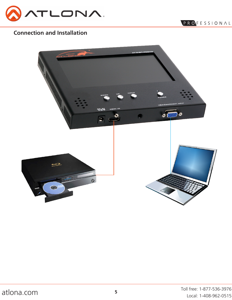 Atlona AT DIS7 PROHD User Manual | Page 5 / 8