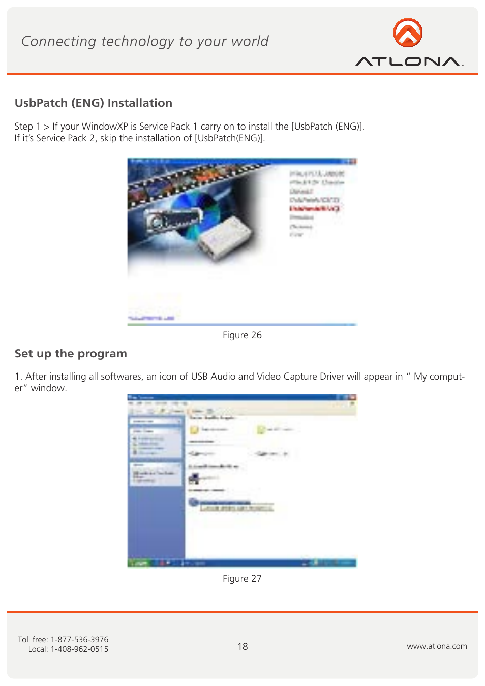 Atlona USB 202 User Manual | Page 18 / 26