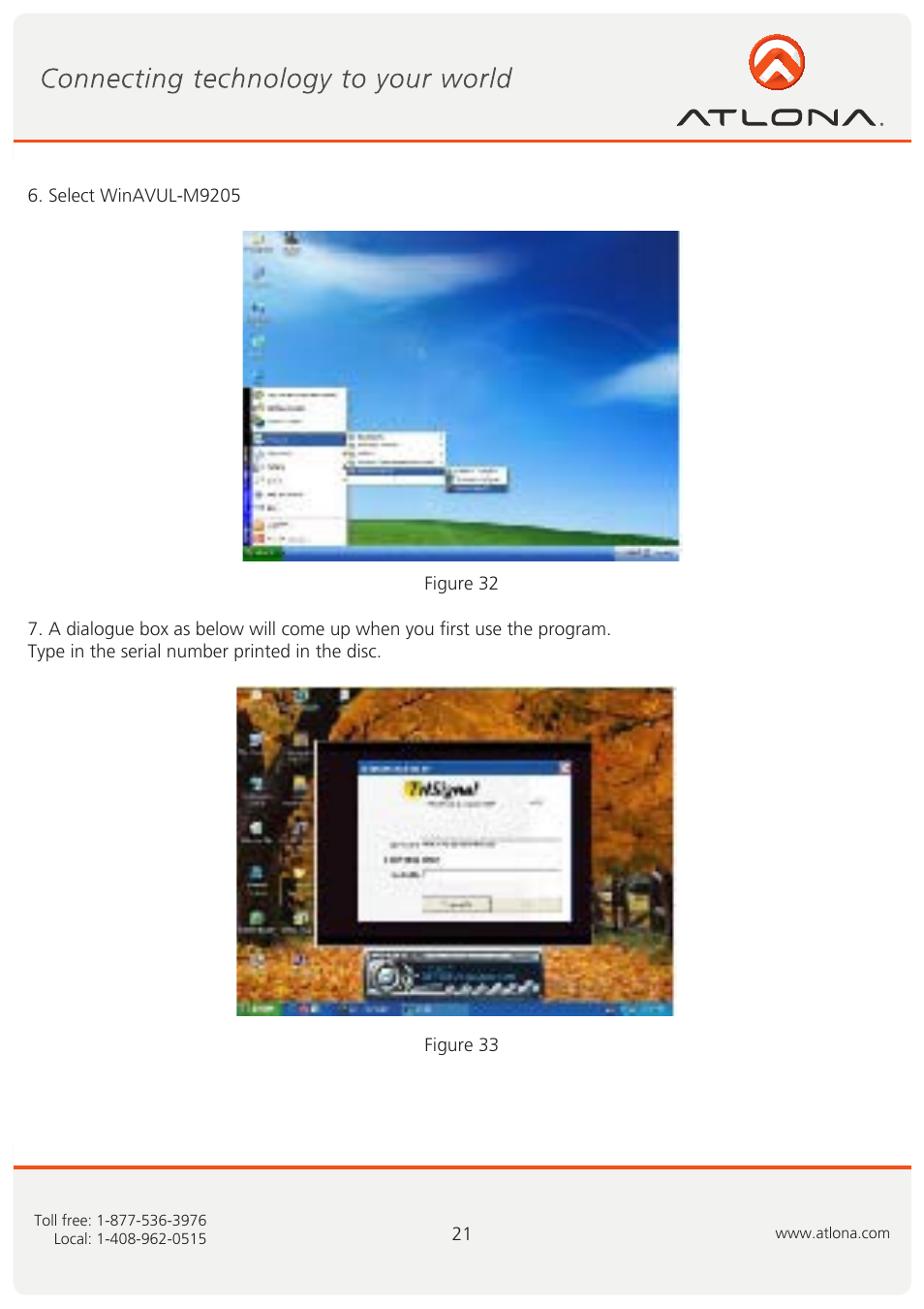 Atlona USB 202 User Manual | Page 21 / 26