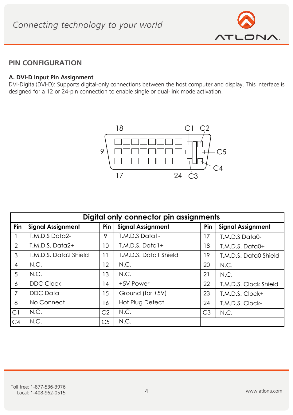 Atlona CP 268 User Manual | Page 4 / 9