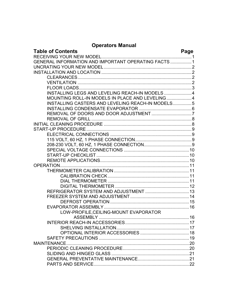 Continental Refrigerator Refrigerators and Freezers User Manual | Page 2 / 36
