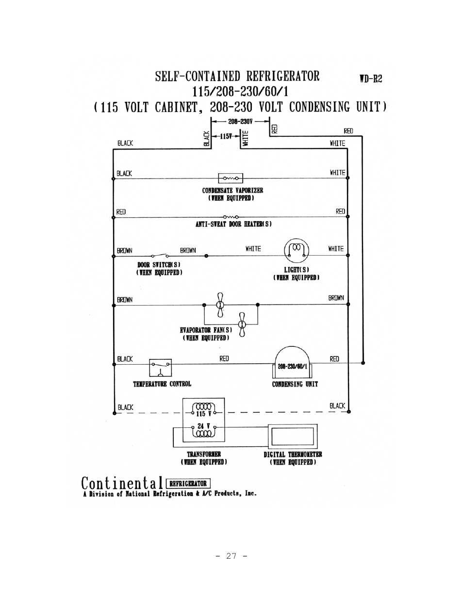 Continental Refrigerator Refrigerators and Freezers User Manual | Page 30 / 36