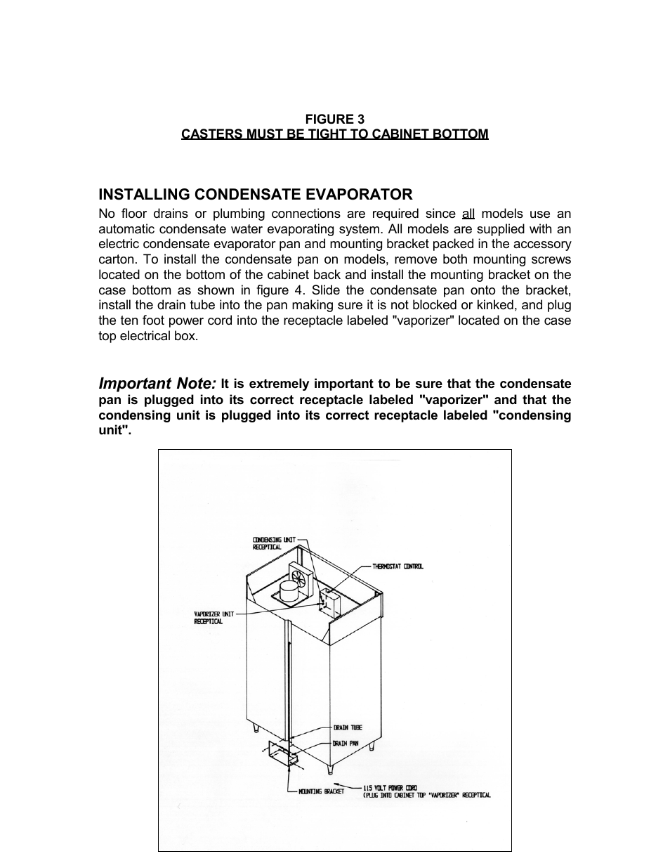 Installing condensate evaporator | Continental Refrigerator Refrigerators and Freezers User Manual | Page 9 / 36