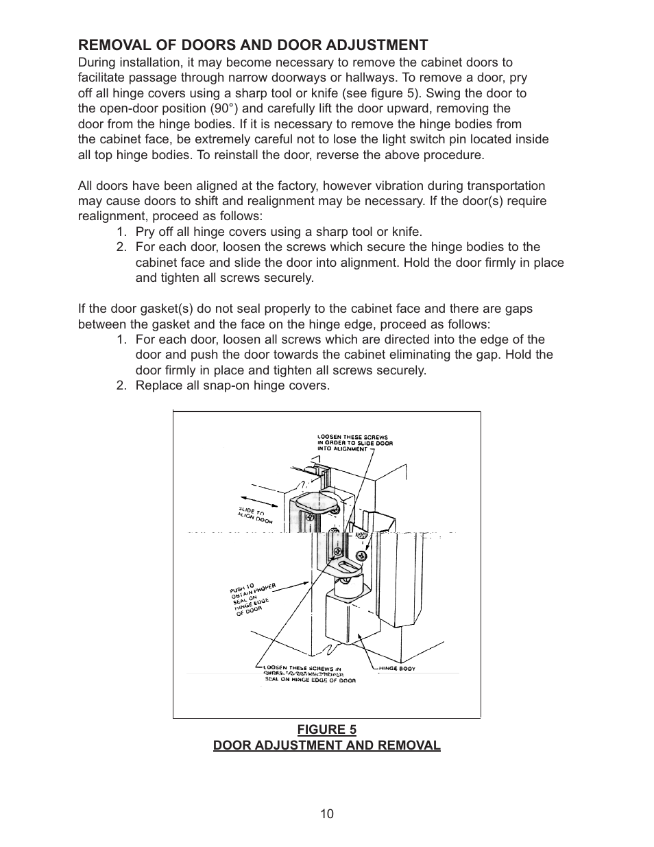 Continental Refrigerator 102004 User Manual | Page 10 / 39