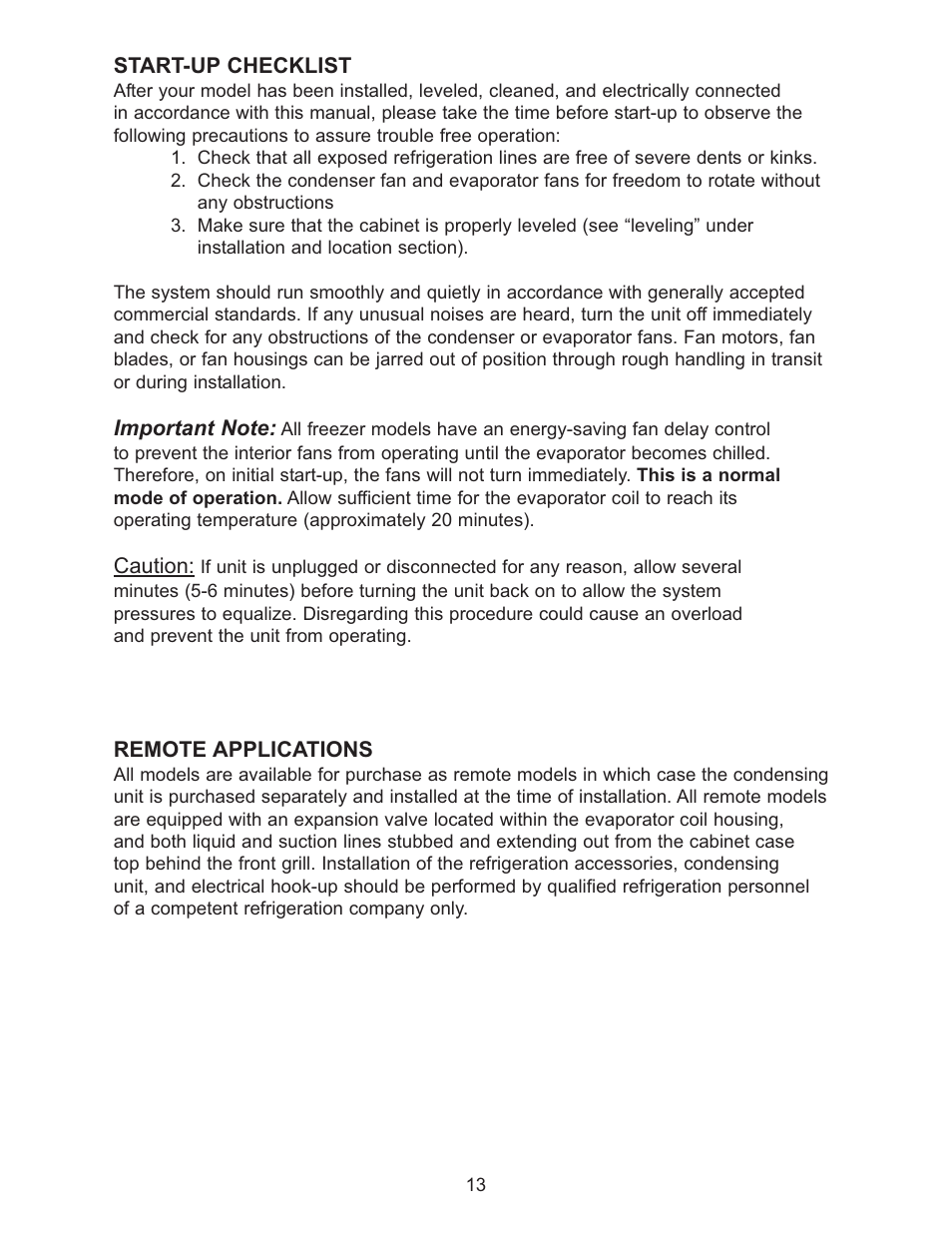 Continental Refrigerator 102004 User Manual | Page 13 / 39