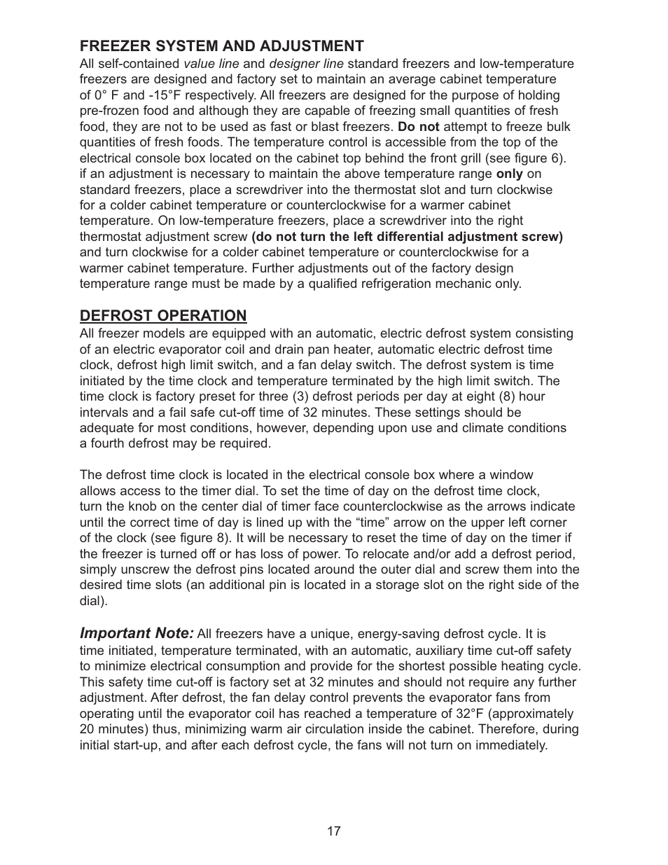 Continental Refrigerator 102004 User Manual | Page 17 / 39