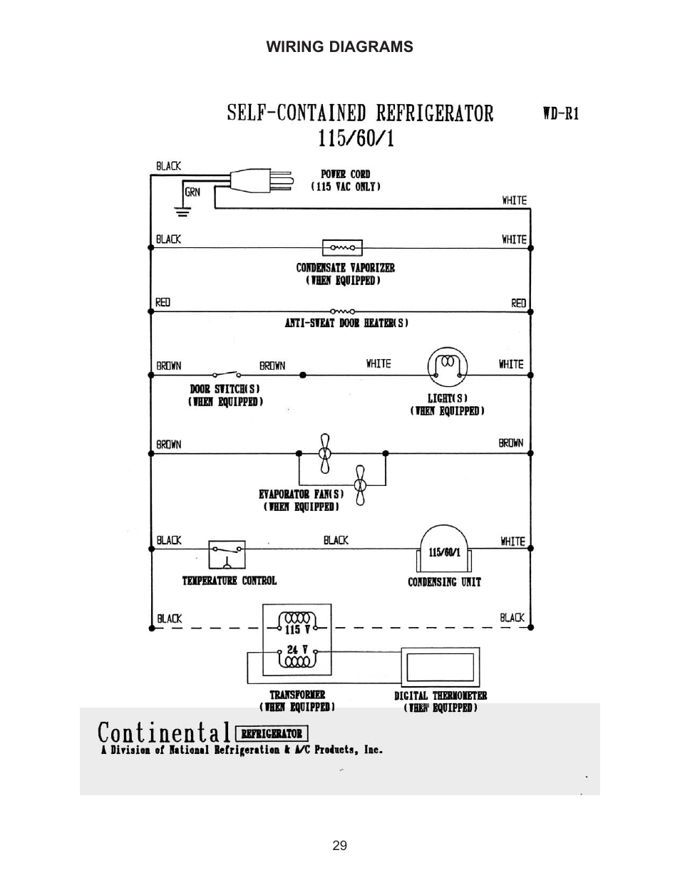 Continental Refrigerator 102004 User Manual | Page 29 / 39