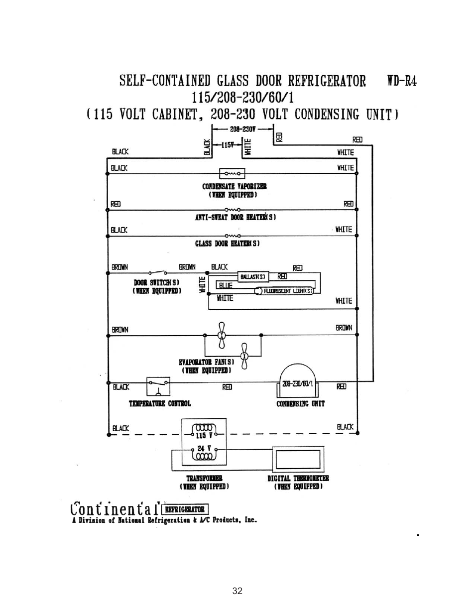 Continental Refrigerator 102004 User Manual | Page 32 / 39