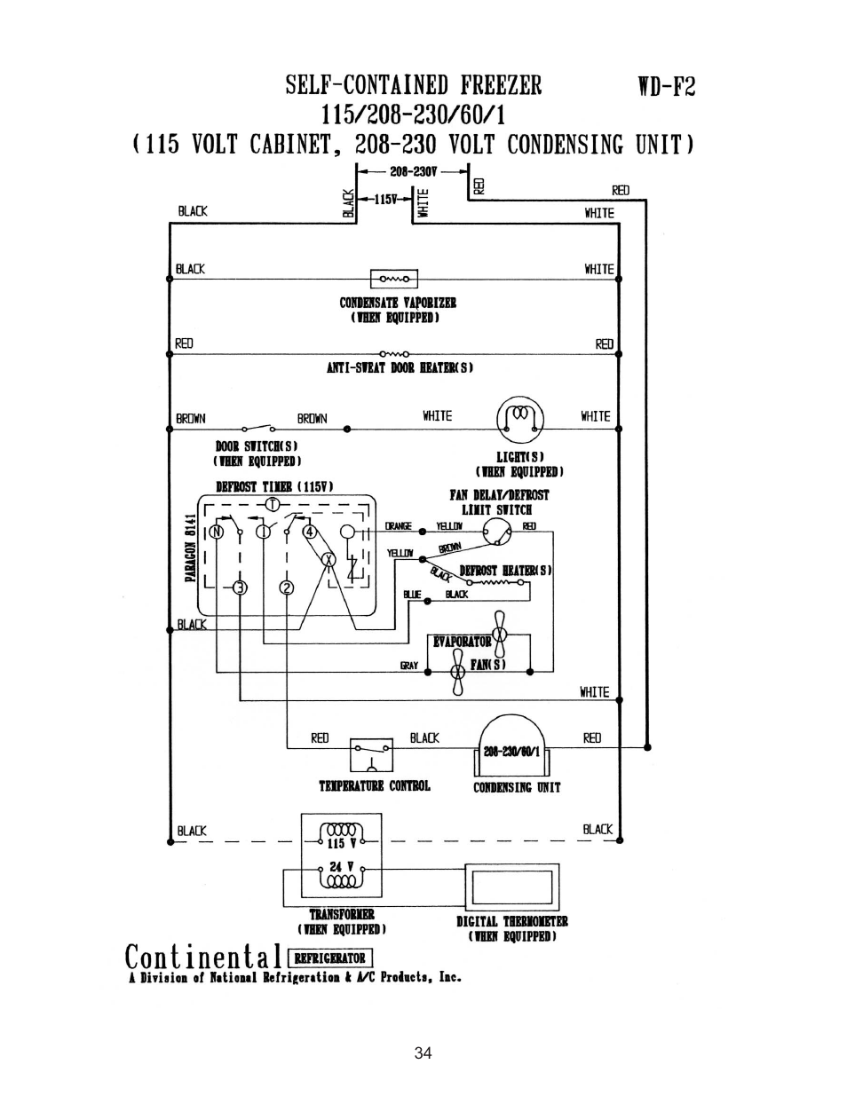 Continental Refrigerator 102004 User Manual | Page 34 / 39