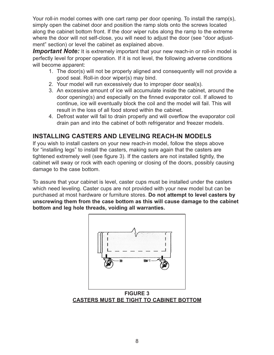 Continental Refrigerator 102004 User Manual | Page 8 / 39