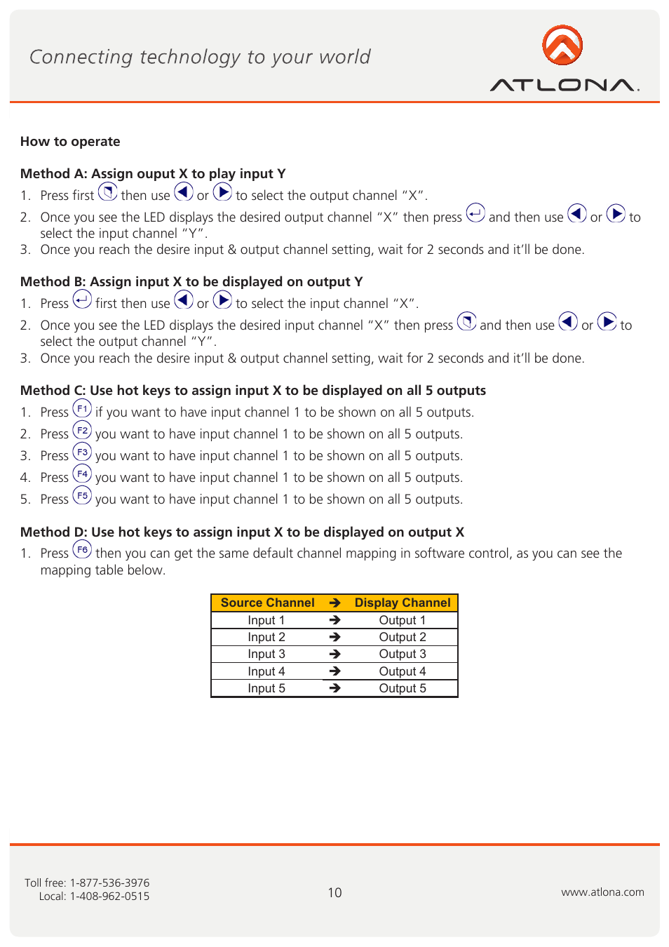 Atlona AT VGA0505 User Manual | Page 11 / 15