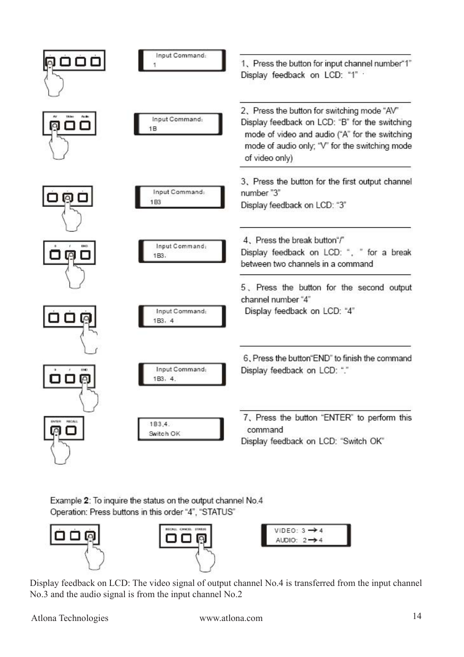 Atlona AT VGA MATRIX User Manual | Page 14 / 24