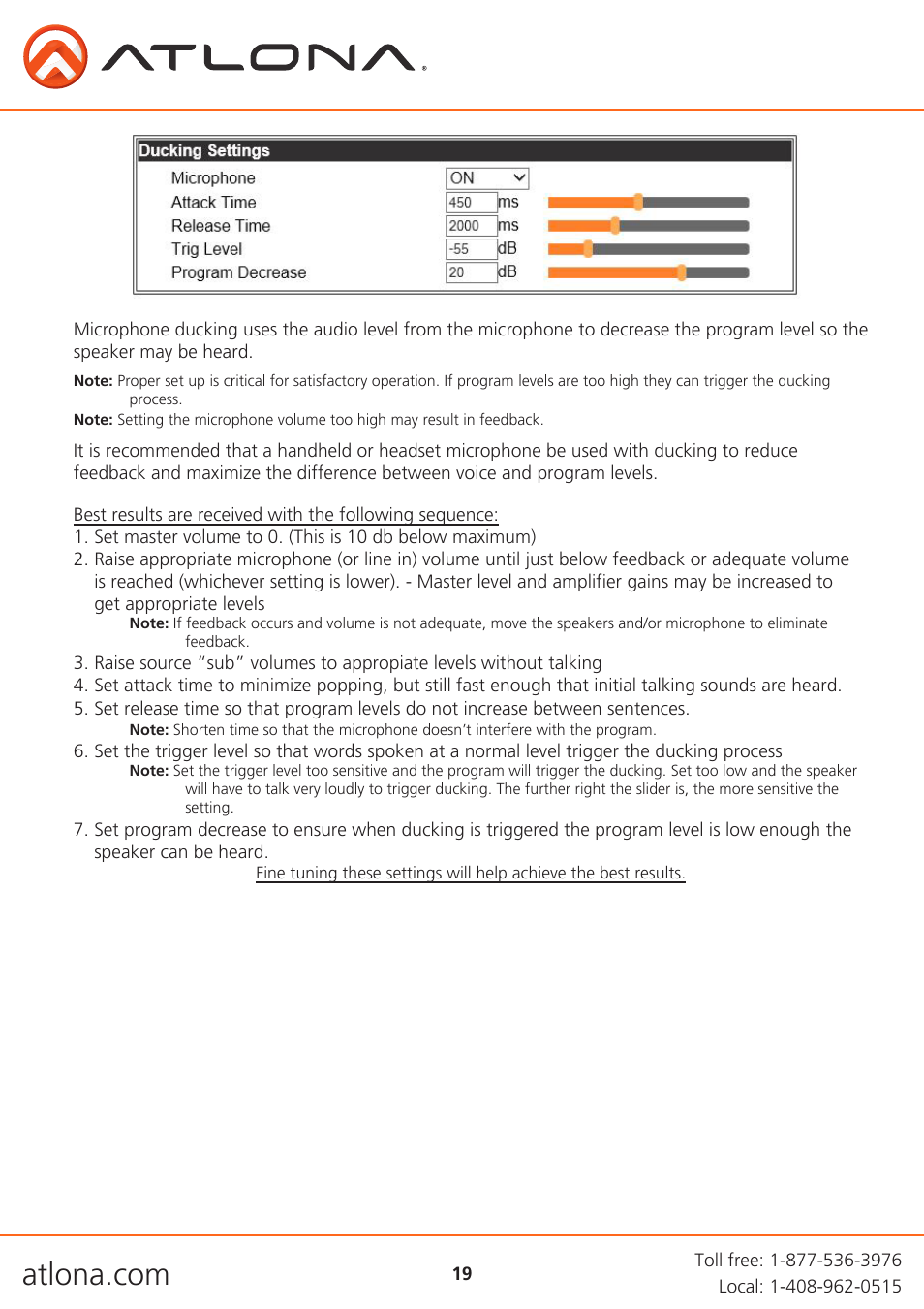 Atlona AT UHD CLSO 612 V2 User Manual | Page 19 / 35