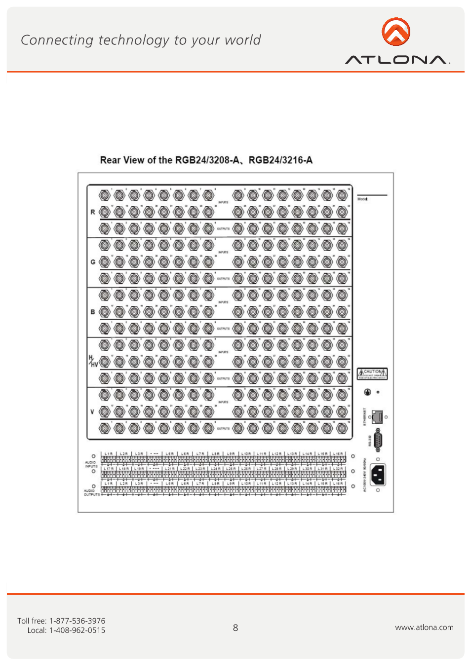 Atlona AT RGB MATRIX User Manual | Page 9 / 36