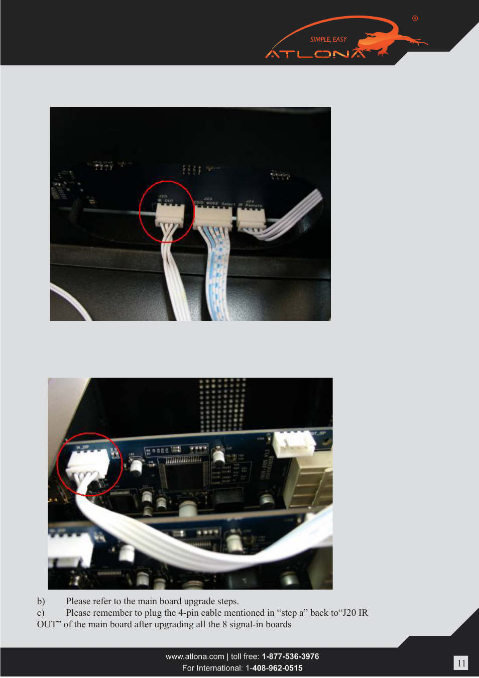 Atlona AT PROHD88M SR User Manual | Page 11 / 12