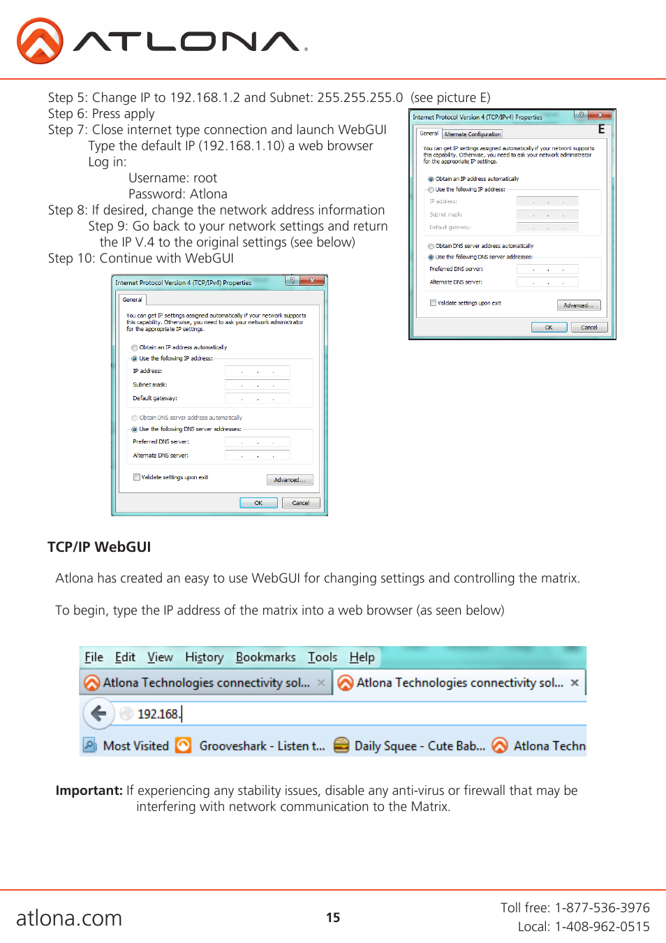 Atlona AT PRO3HD66M User Manual | Page 15 / 30