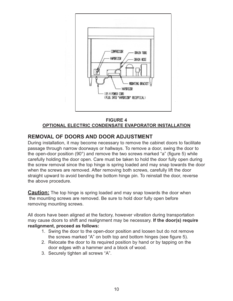 Continental Refrigerator Undercounter Refrigerator and Freezer Pizza Preparation Table User Manual | Page 10 / 33