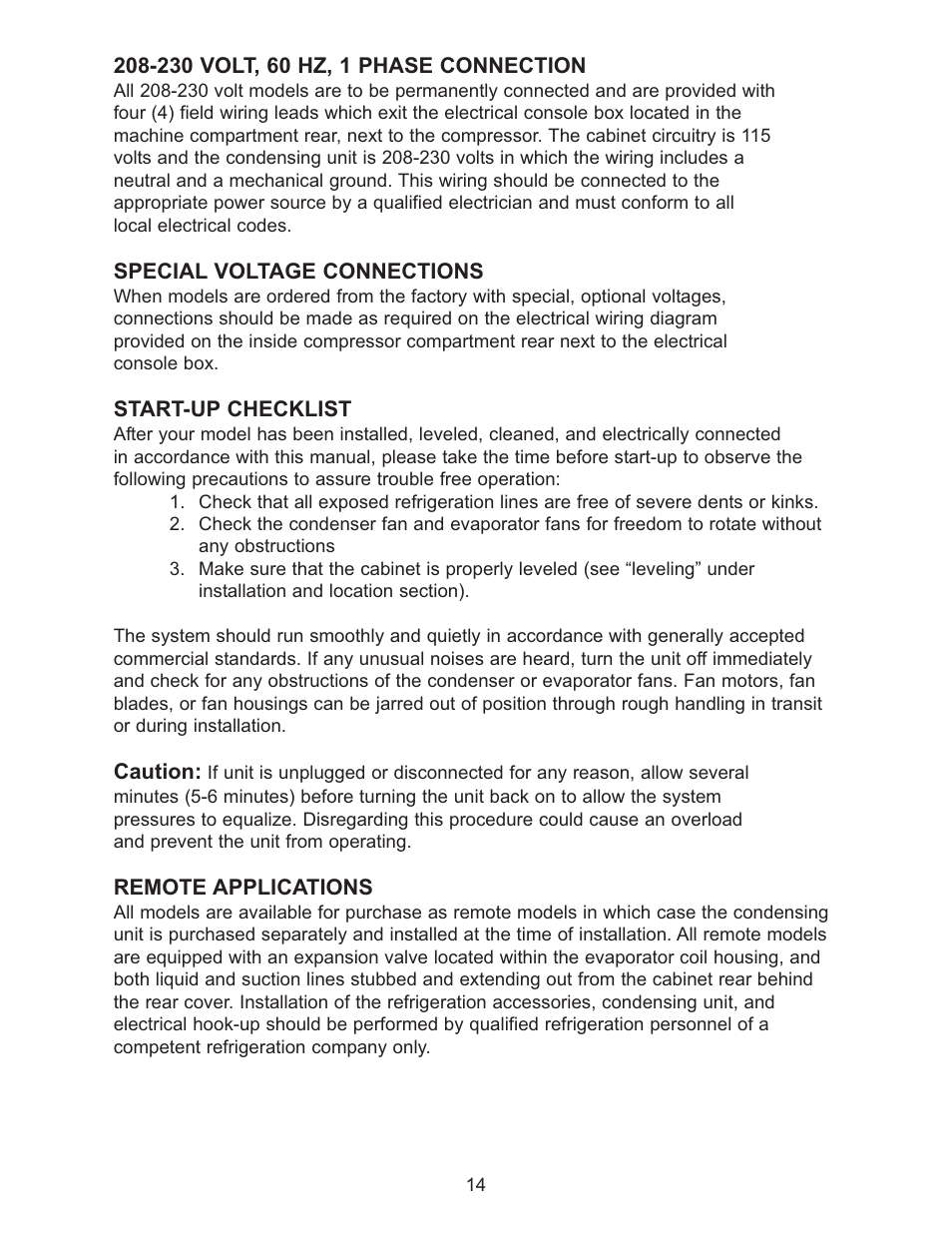 Continental Refrigerator Undercounter Refrigerator and Freezer Pizza Preparation Table User Manual | Page 14 / 33