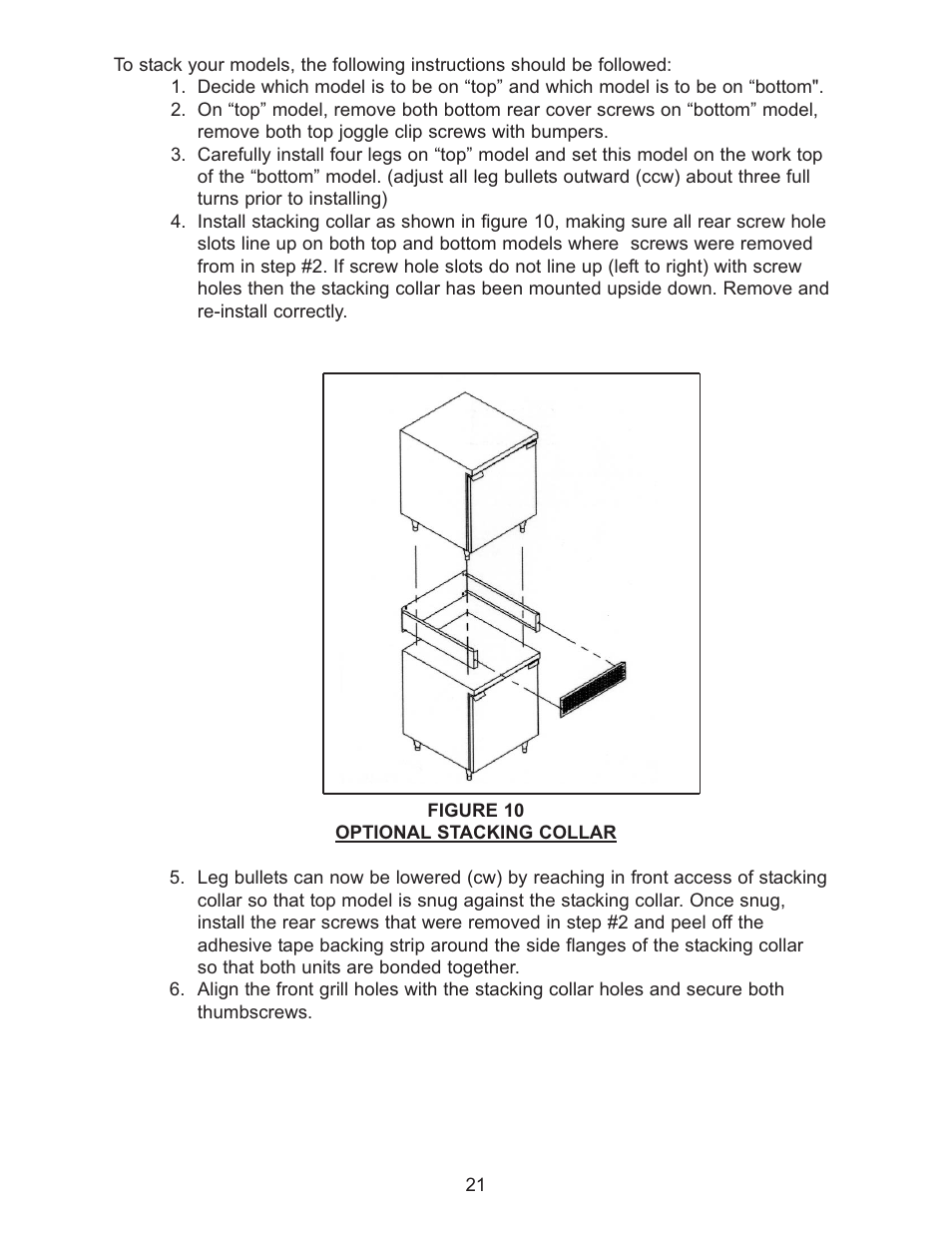 Continental Refrigerator Undercounter Refrigerator and Freezer Pizza Preparation Table User Manual | Page 21 / 33
