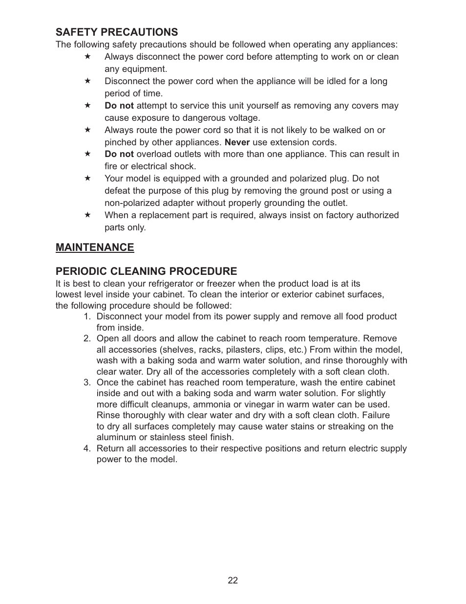Continental Refrigerator Undercounter Refrigerator and Freezer Pizza Preparation Table User Manual | Page 22 / 33