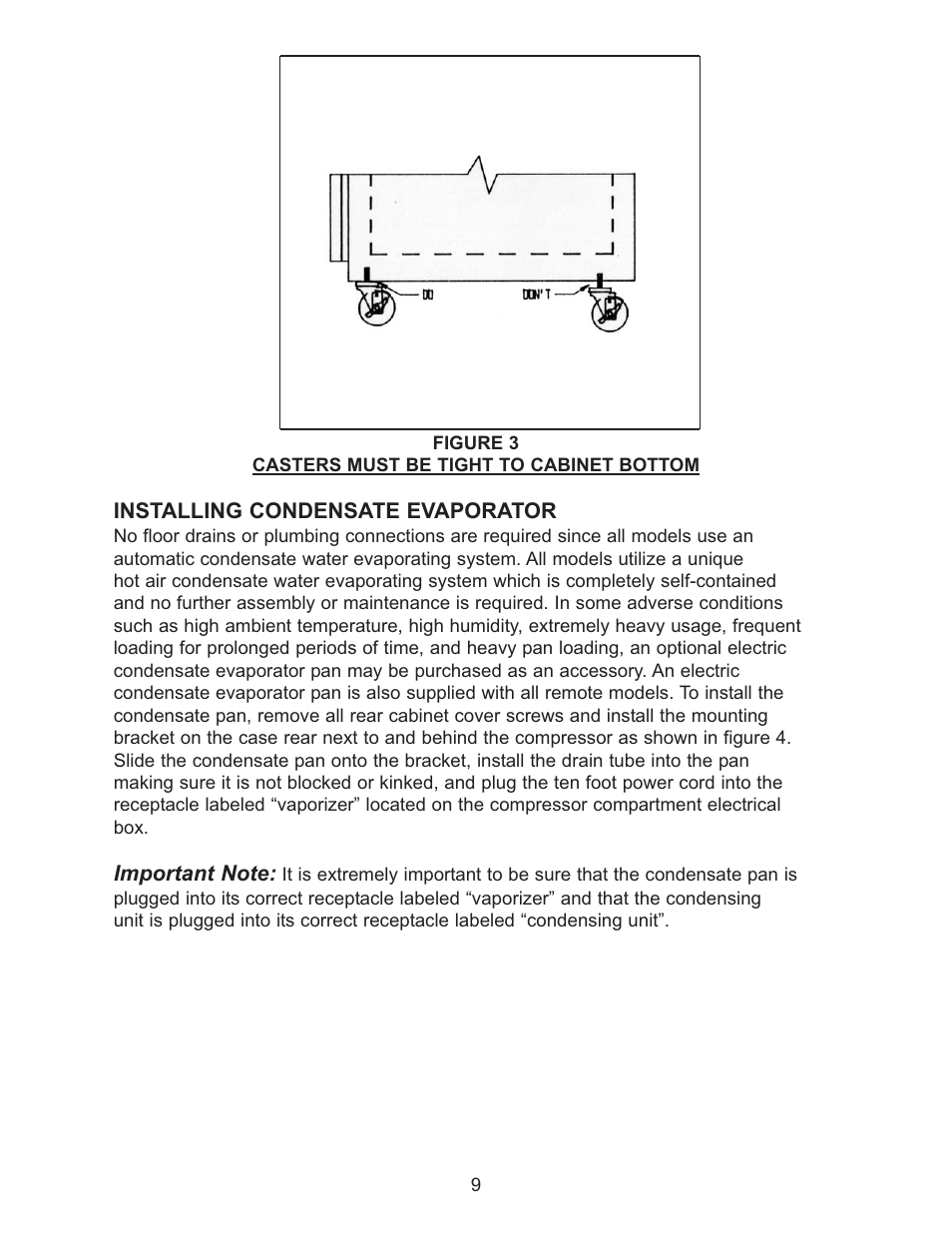 Continental Refrigerator Undercounter Refrigerator and Freezer Pizza Preparation Table User Manual | Page 9 / 33