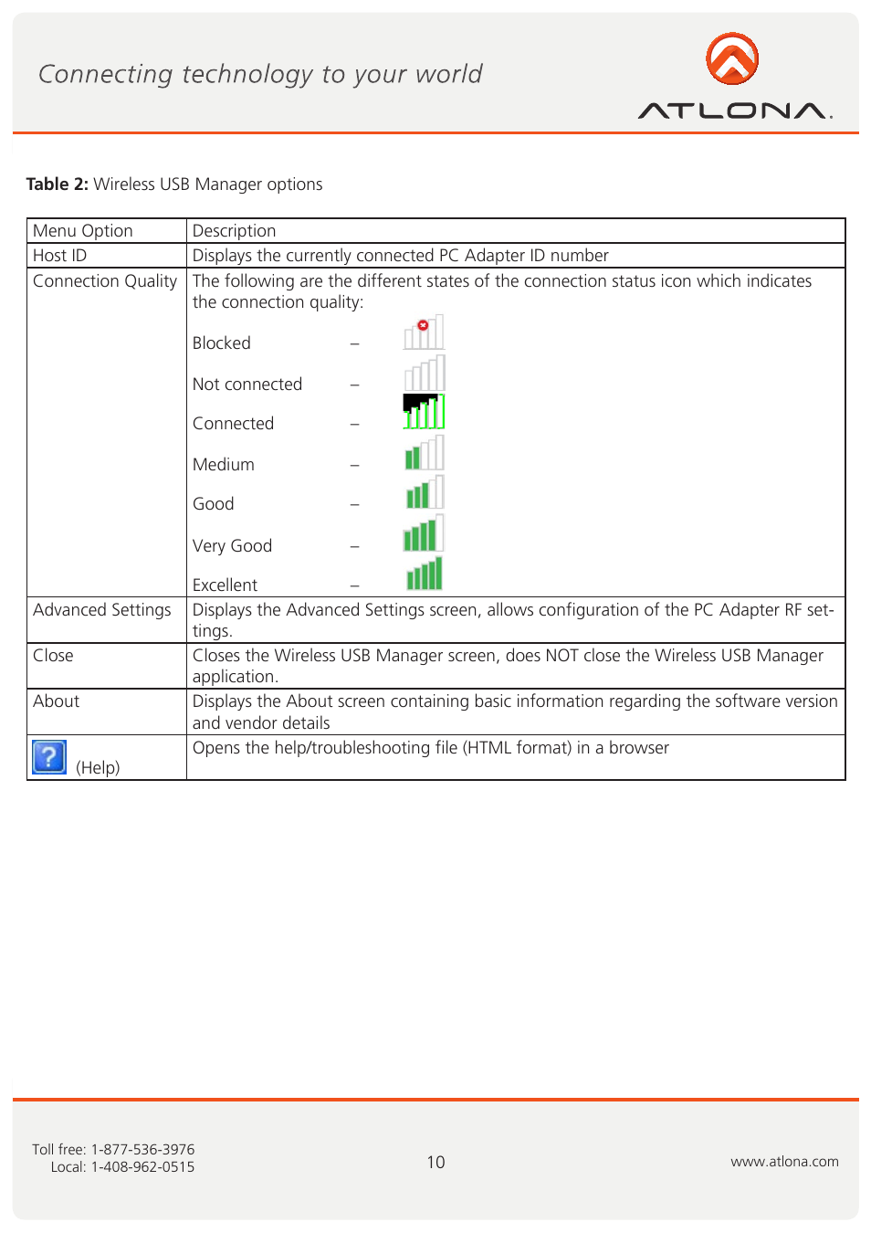 Atlona AT PCLINK User Manual | Page 11 / 36