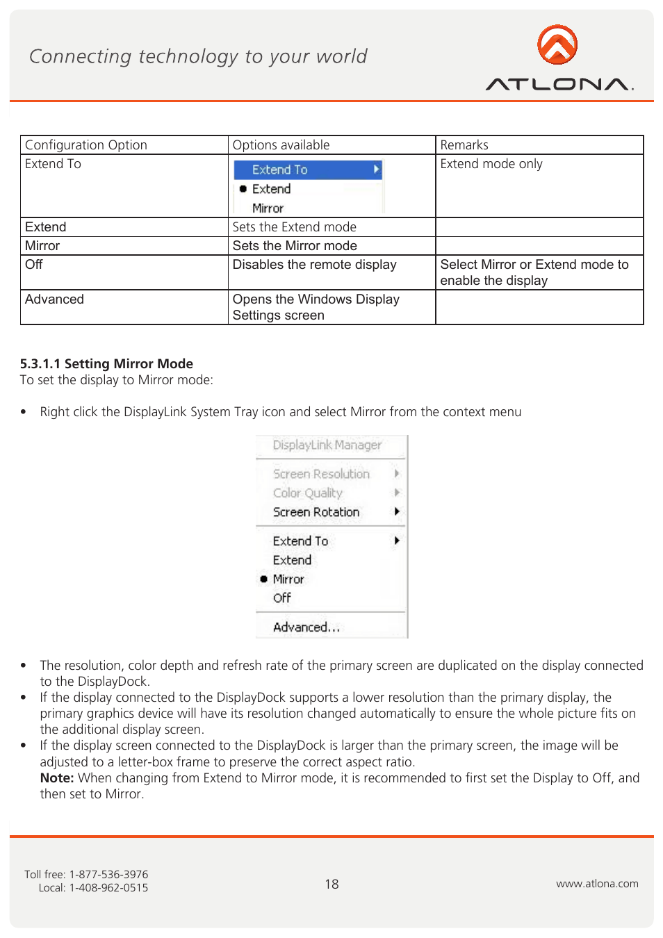 Atlona AT PCLINK User Manual | Page 19 / 36