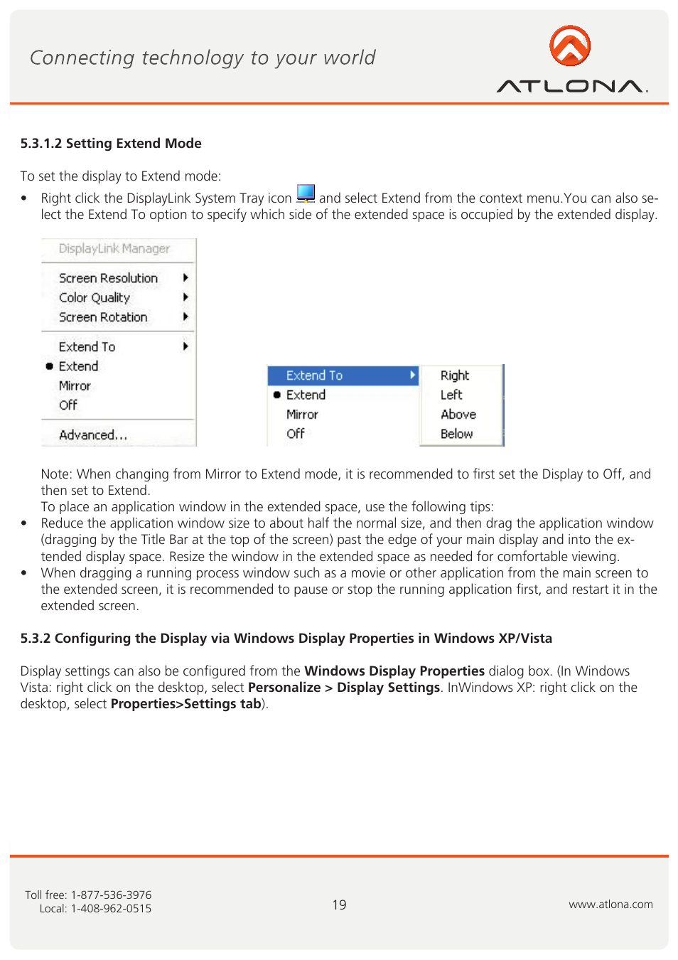 Atlona AT PCLINK User Manual | Page 20 / 36