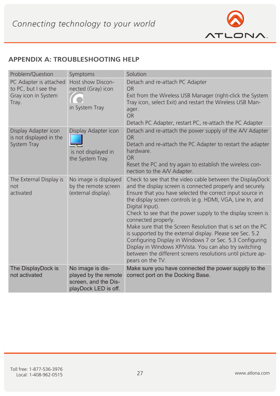 Atlona AT PCLINK User Manual | Page 28 / 36