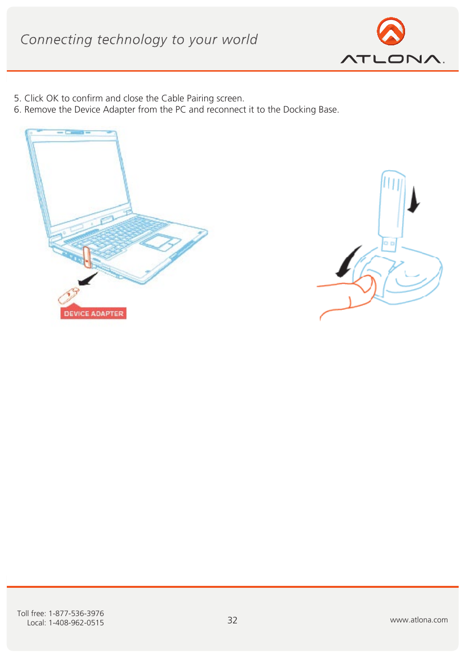 Atlona AT PCLINK User Manual | Page 33 / 36