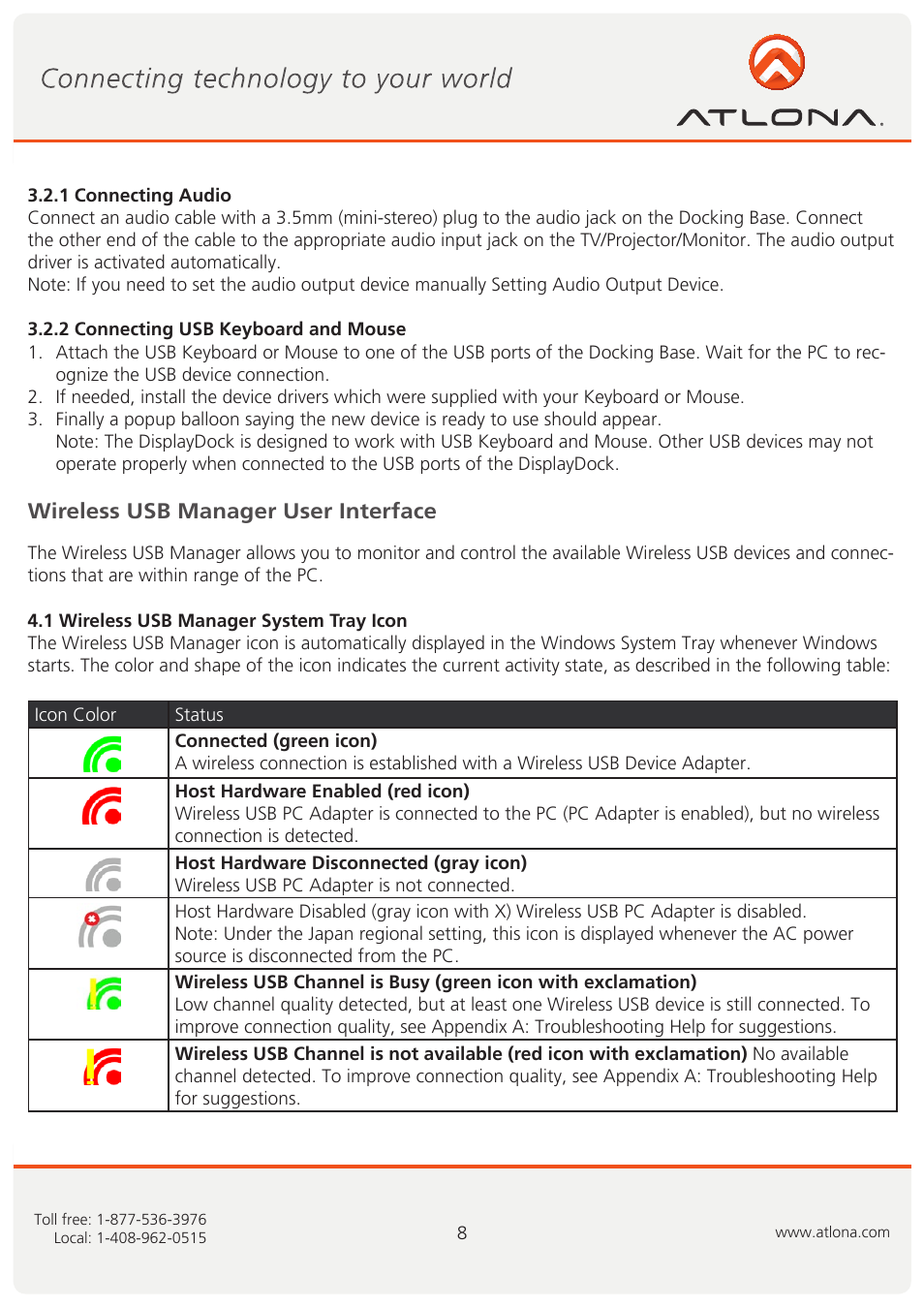 Atlona AT PCLINK User Manual | Page 9 / 36