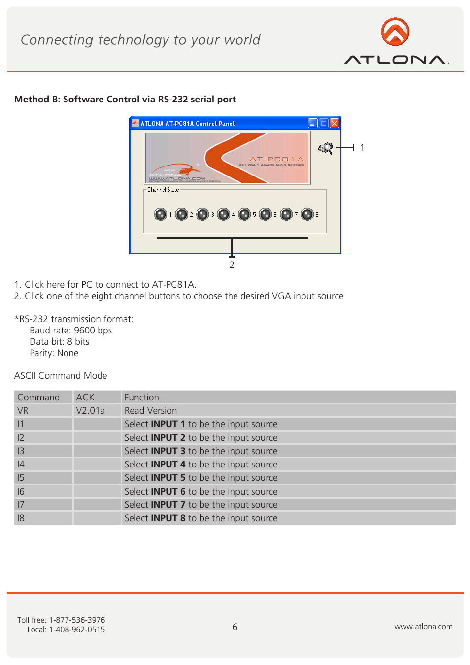 Atlona AT PC81A User Manual | Page 7 / 14