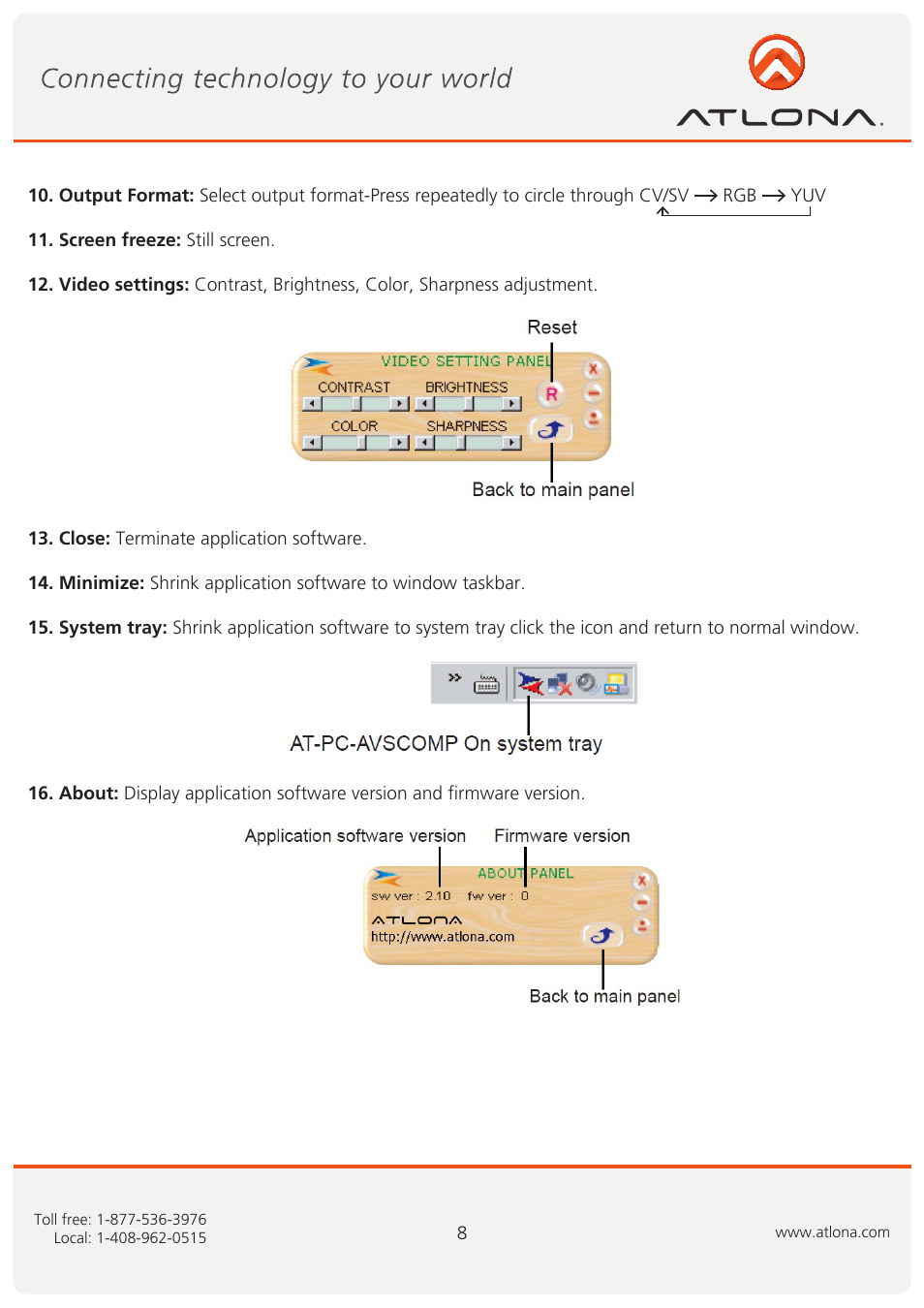 Atlona AT PC AVSCOMP User Manual | Page 9 / 17