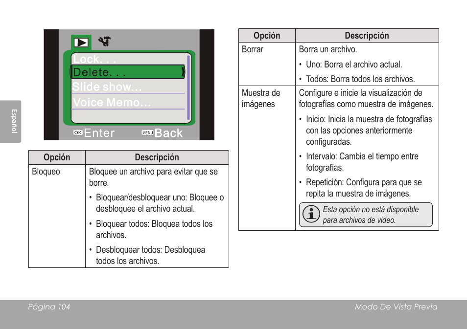 COBY SNAPP CAM4505 User Manual | Page 104 / 214
