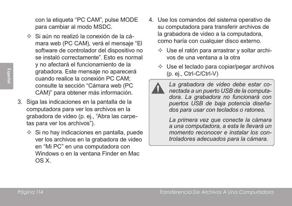 COBY SNAPP CAM4505 User Manual | Page 114 / 214