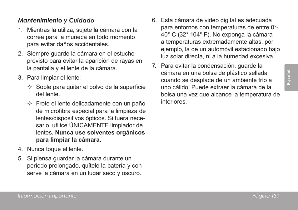 COBY SNAPP CAM4505 User Manual | Page 139 / 214