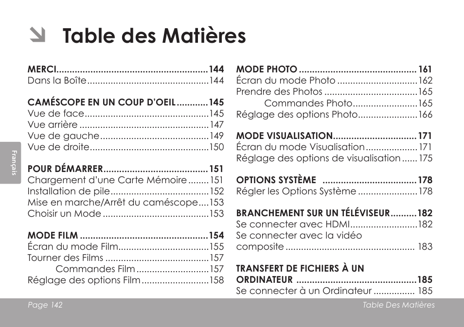 COBY SNAPP CAM4505 User Manual | Page 142 / 214