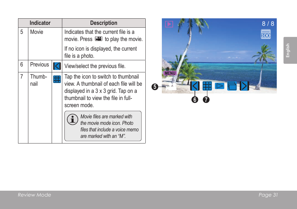 COBY SNAPP CAM4505 User Manual | Page 31 / 214