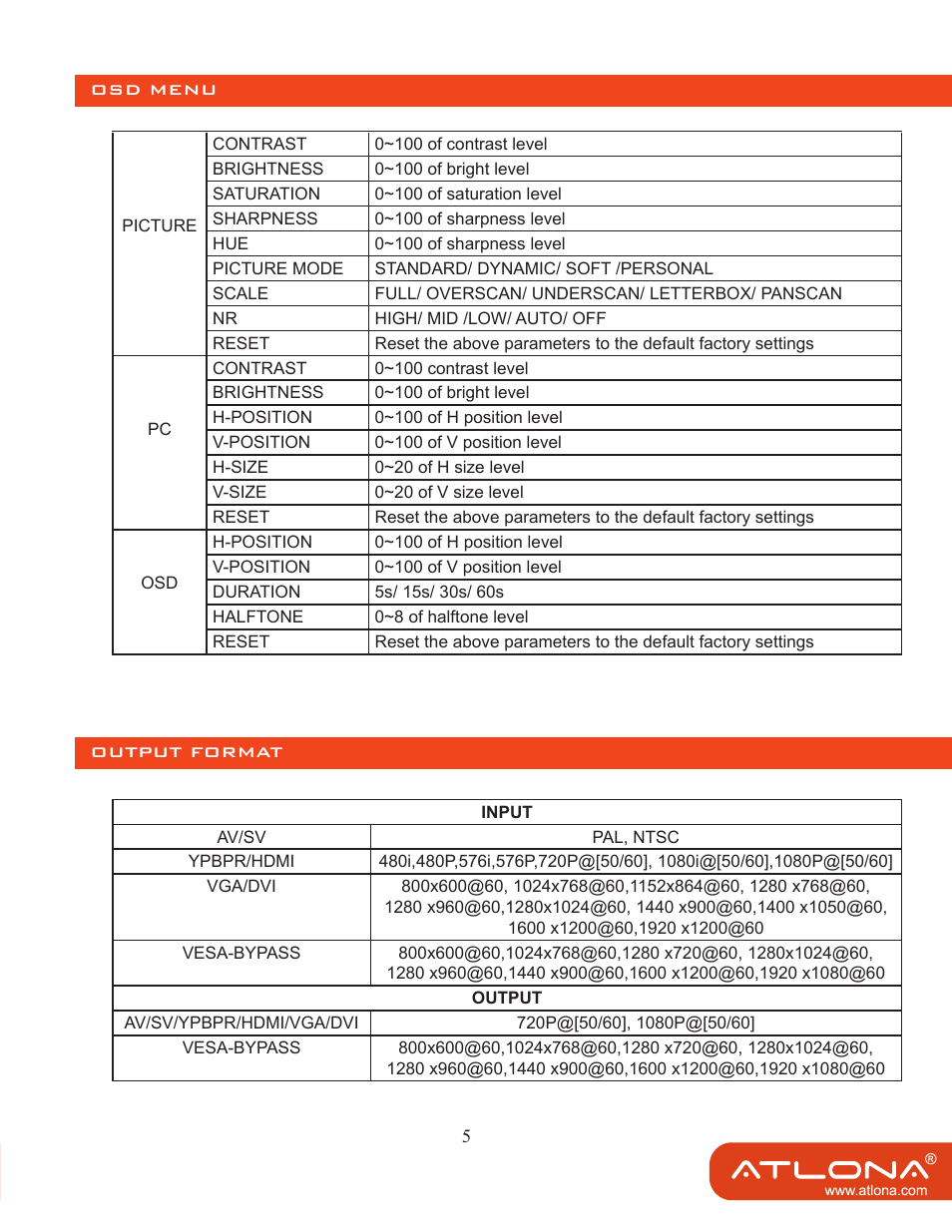 Atlona AT LINE PRO3 User Manual | Page 7 / 13