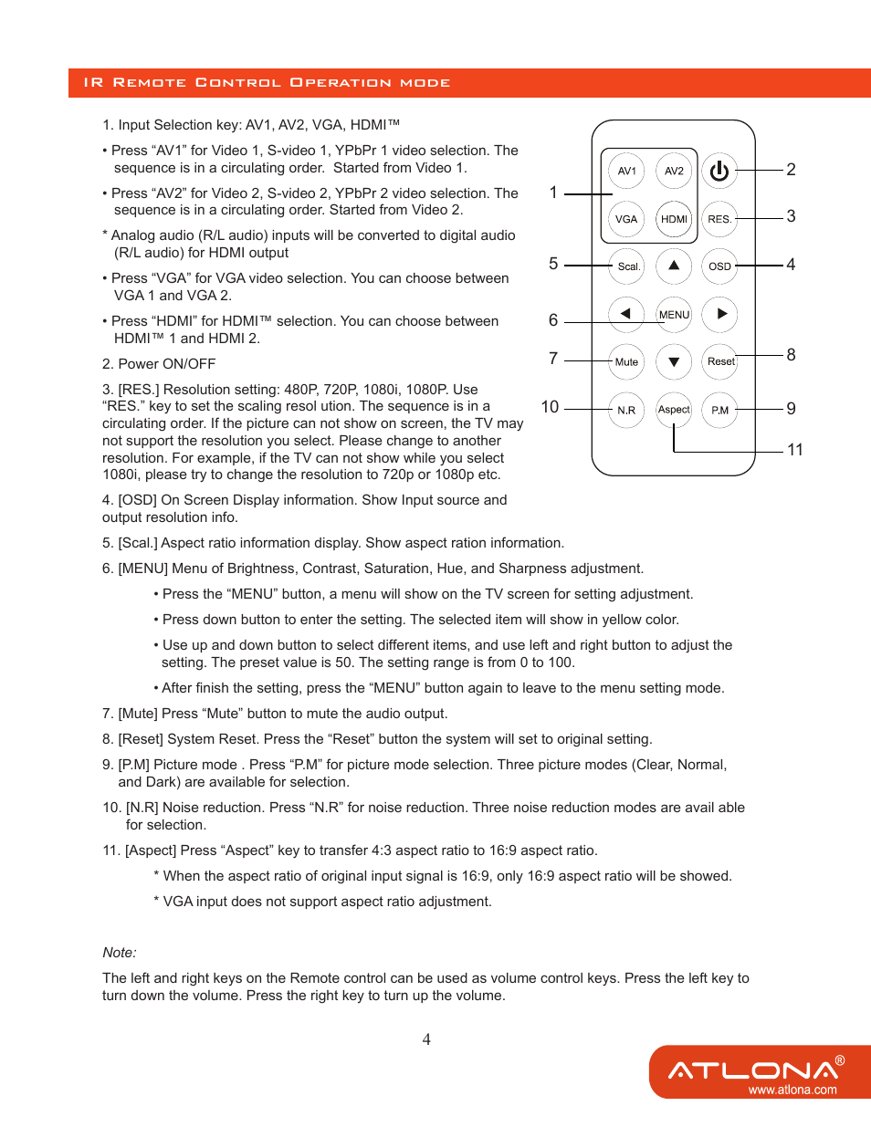 Atlona AT LINE EX User Manual | Page 6 / 9